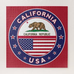 California Puzzle (version rouge)
