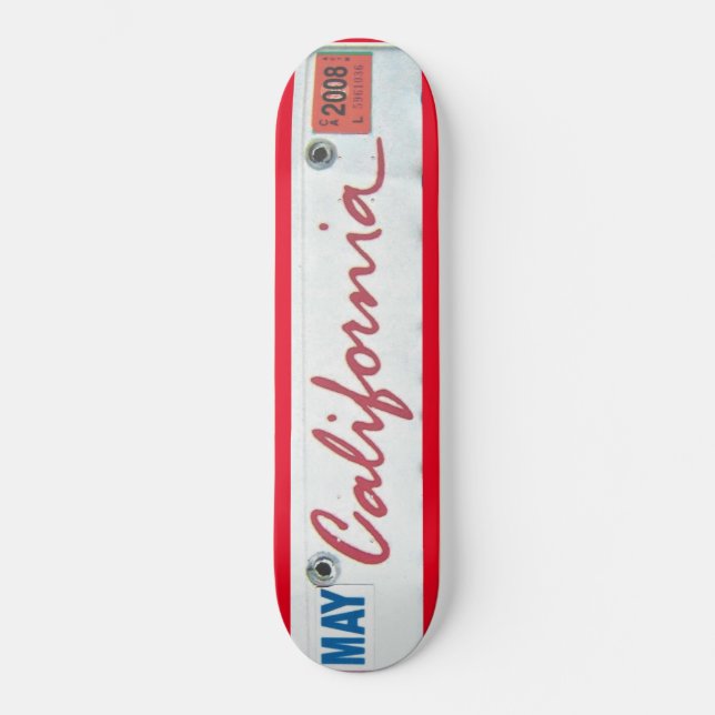 CALIFORNIA Skateboard (Recto)