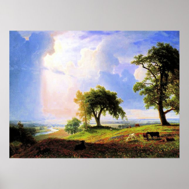 California Spring, tableau d'Albert Bierstadt (Devant)