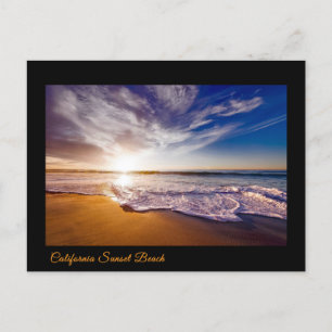 California Sunset Beach - Carte postale de vacance