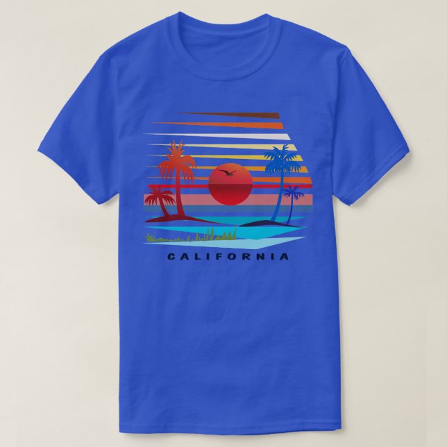 California Sunset TShirt (Design devant)