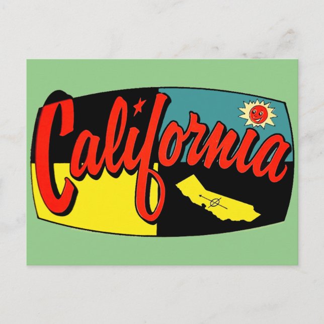 California Travel - Carte postale (Devant)