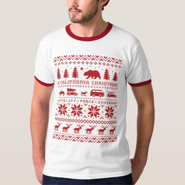 California Ugly migre Noël Sweat Fun Holiday (Devant)