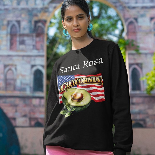 California Women's Dark Sweatshirt  (California Love & Avo Vibes)