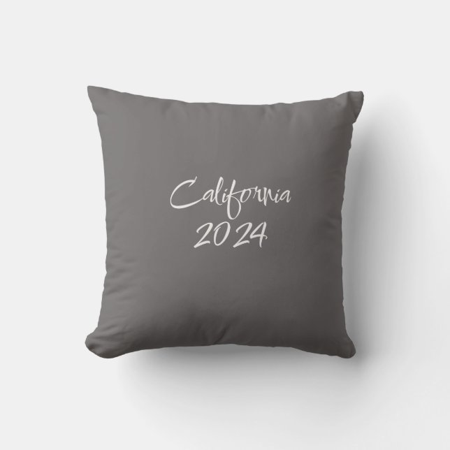 californie 2024 coussin gris pour cet été 2024 (Recto)