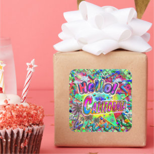 Californie Bonjour ! Autocollant