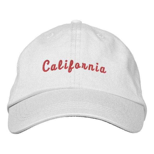 Californie Casquette ajustable personnalisé (Devant)