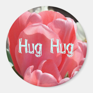 Câlins Câlins aimants cadeaux Tulipe Rose Printemp