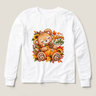 Câlins d'automne Ours en peluche Citrouille Bébé &