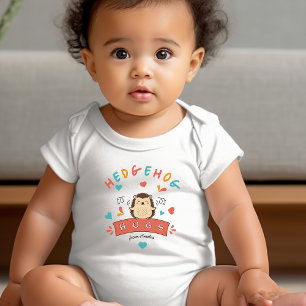 Câlins de hérisson – Body personnalisé pour bébé a