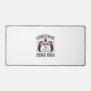 Câlins de Noël au hérisson Mignon design de vacanc