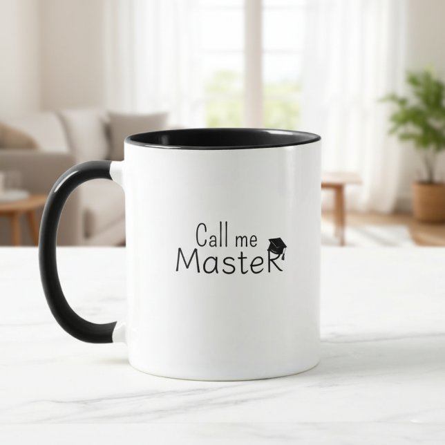 Call me Master - Customizable Mug - Degree -  (Créateur téléchargé)