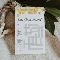 CALLA Bee Baby shower Mot de passe Jeu