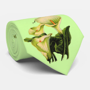 calla lily calla lys imprimer cravate