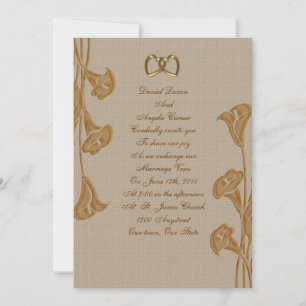 Calla Lily Faire-part de mariage