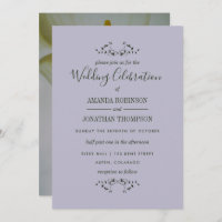 Calla Lily Faire-part de mariage Floral