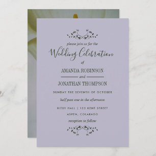 Calla Lily Faire-part de mariage Floral