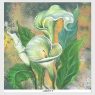 Calla Lily Flowers Sticker Peinture