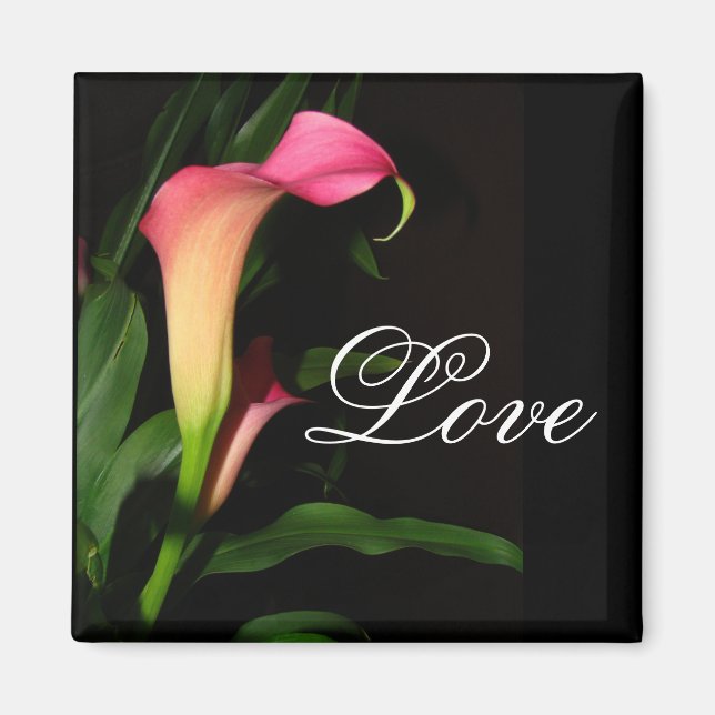 Calla Lily Love Magnet (Devant)