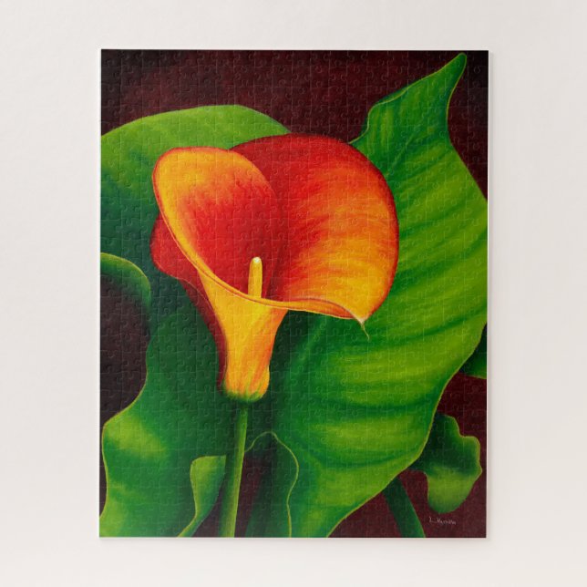 Calla Lily Puzzle (Vertical)