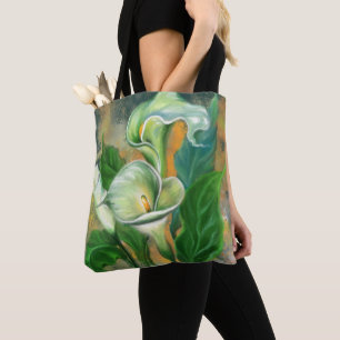 Calla Lily Sac fourre-tout - Peinture