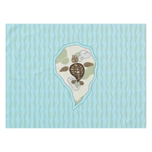 Callie la nappe tortue de mer (Devant (Horizontal))