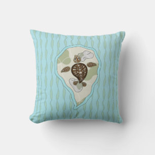 Callie la Tortue de Mer Coussin