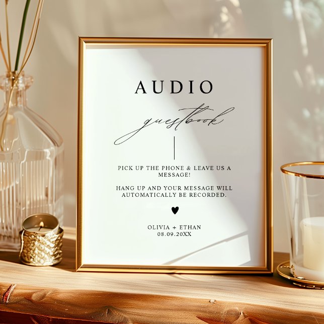 Calligraphie Audio Mariage du livre d'or (Créateur téléchargé)