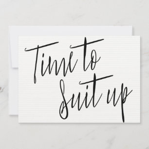 Calligraphie chic moderne "Il est temps de s'adapt