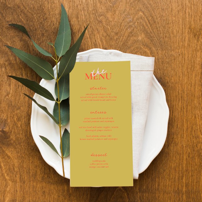 Calligraphie colorée Élégante Mariage Cartes de me (Créateur téléchargé)