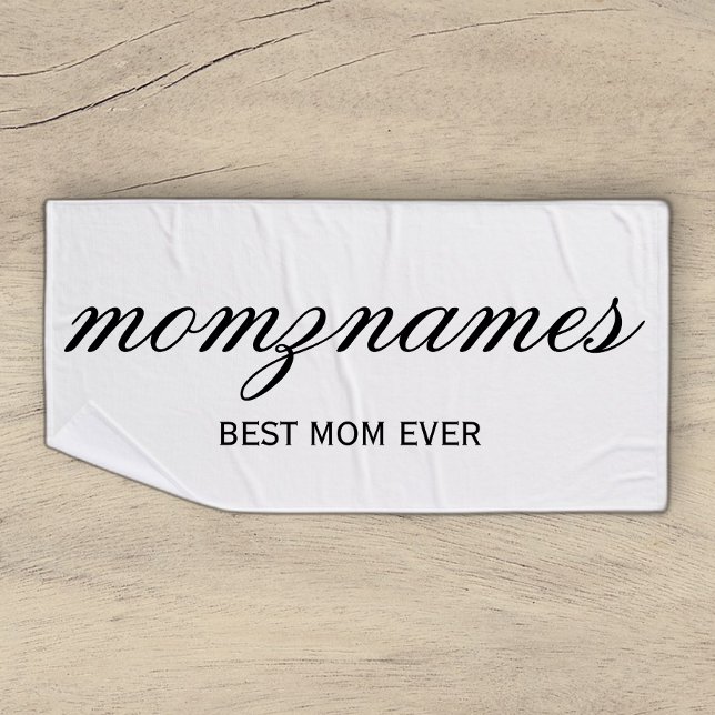 Calligraphie de nom personnalisée Meilleure Maman (Créateur téléchargé)