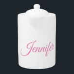 Calligraphie Élégant rose blanc Nom personnalisé<br><div class="desc">Ce produit était très bon et j'adore comme il est facile pour la conception de personnaliser. Le design était très simple,  donc je suis très heureux quand je crée.</div>
