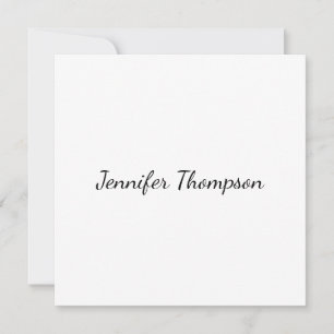 Calligraphie Élégant Simple Nom Plain