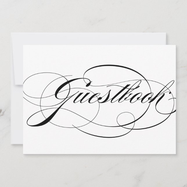 Calligraphie Fantaisiste | Panneau de Mariage pour (Devant)