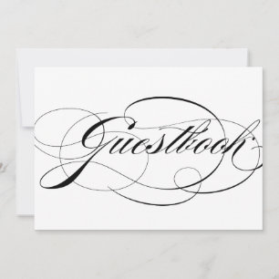 Calligraphie Fantaisiste Panneau de Mariage pour