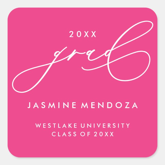 CALLIGRAPHIE FANTAISISTE SIMPLE POUR AUTOCOLLANT D (Devant)