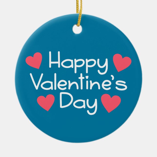 Calligraphie Heureuse Sainte-Valentin | Ornement (Devant)