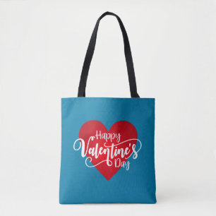 Calligraphie Heureuse Sainte-Valentin  Sac fourre-