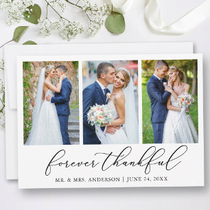 Calligraphie minimaliste Merci 3 Mariage photo