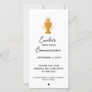 Calligraphie minimaliste Première prière de commun