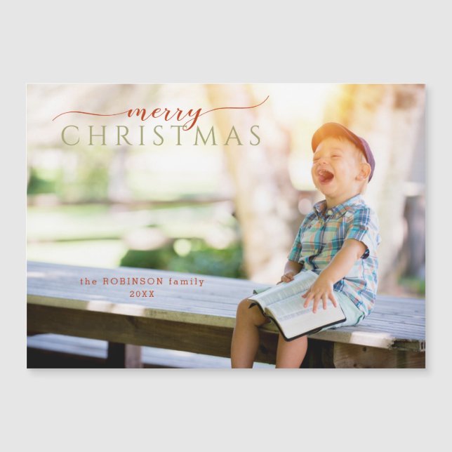 Calligraphie minimaliste Salutation & photo (Devant)