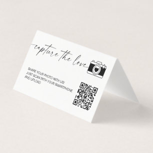 Calligraphie moderne Capturez l'amour QR code