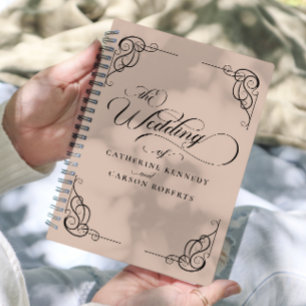 Calligraphie moderne classique Beige & noir Script