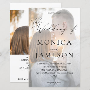 Calligraphie Moderne de Budget V2 Photo Mariage ME