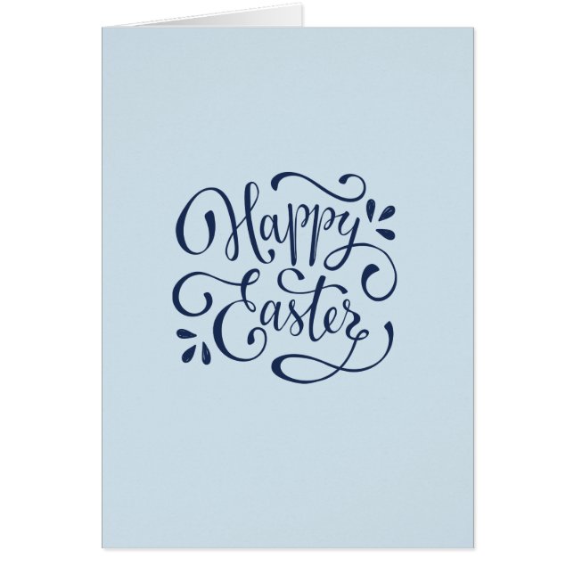 Calligraphie moderne heureuse de Pâques (Devant)