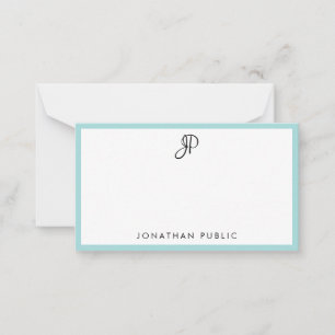 Calligraphie moderne Monogramme Simple Modèle Chic