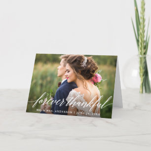 Calligraphie moderne pour toujours Merci Mariage p