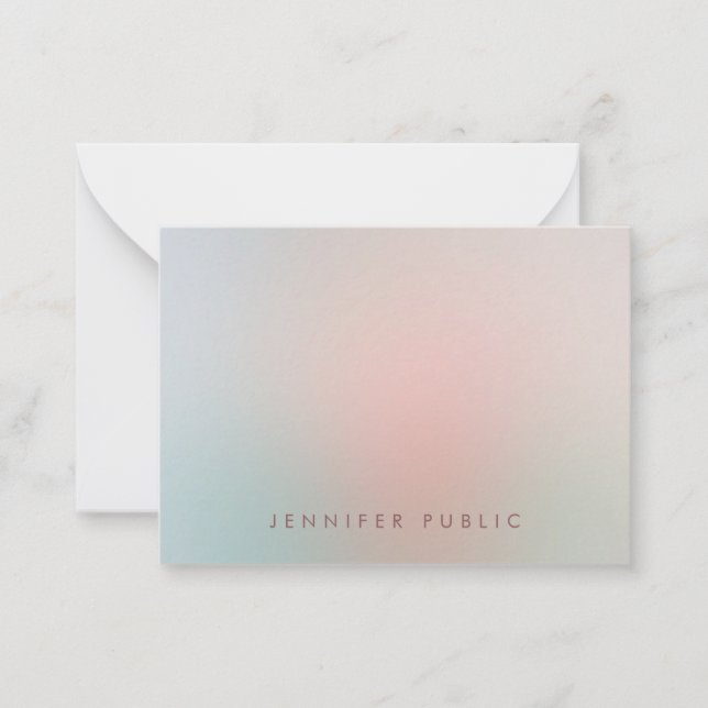 Calligraphie Monogramme Modèle couleur simple et é (Devant)