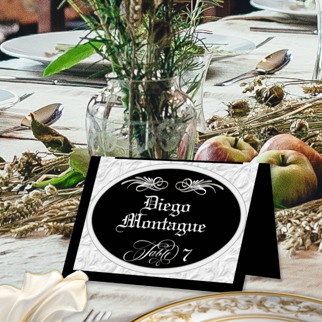 Calligraphie personnalisée - Carte de placement No (Créateur téléchargé)