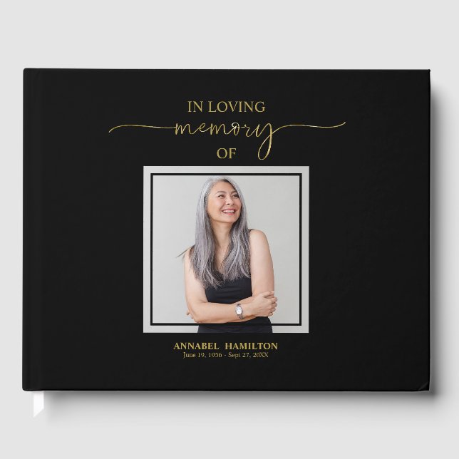 Calligraphie Photo commémoration du souvenir Livre (Recto)